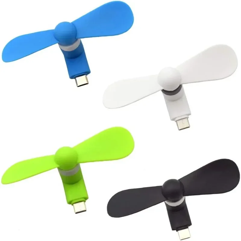 Electronics And Gadgets - タイプ C ミニポータブルマイクロファン携帯電話ミニファン充電宝物冷却ファン USB ガジェットサムスンギャラクシー用 OnePlus