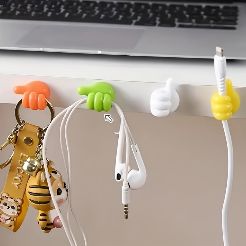 5 個の親指型ホルダーメガネケーブル電源コード充電ライン自己 - Electronics Gadgets Sale のレビューと価格