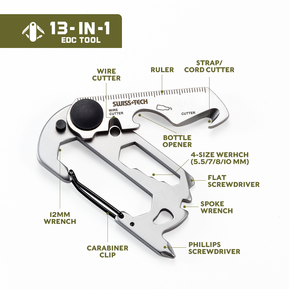 SWISS TECH 13 In 1 ミニ Protable - Electronics Gadgets Sale のレビューと価格